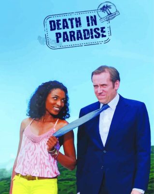 Death In Paradise Poster paint by number