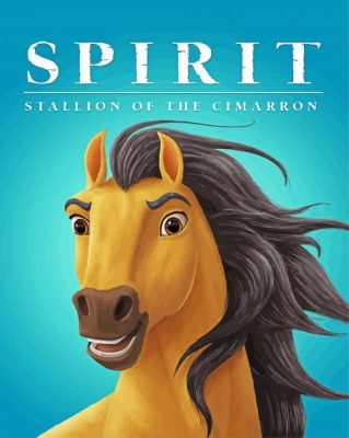 Spirit Stallion Of The Cimarron Poster Art paint by number