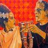 The Bride Of Frankenstein Horror Movie paint by number