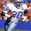 American Football Player Barry Sanders Paint by number