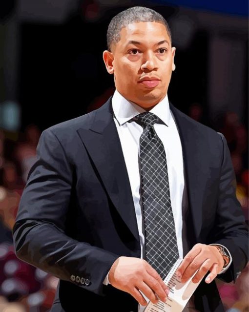 Basketball Coach Tyronn Lue Paint by number