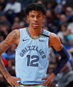 Basketball Player Ja Morant paint by number