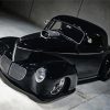 Black Willys Coupe Car paint by number