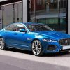 Blue Jaguar Xf paint by number