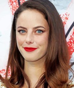 Brazilian Actress Kaya Scodelario paint by number