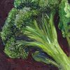 Broccoli Vegetable Art paint by number