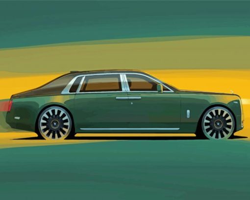 Illustration Phantom Car paint by number