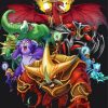 Kaijudo Characters paint by number