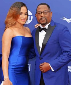 Martin Lawrence And His Wife paint by number