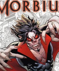 Marvel Morbius paint by number