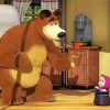 Masha And The Bear Paint by number