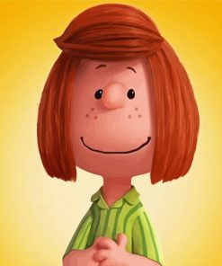 Peppermint Patty Peanuts paint by number