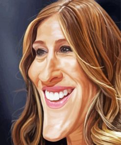 Sarah Jessica Parker Caricature paint by number