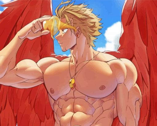 Strong Hawks My Hero Academia Character paint by number