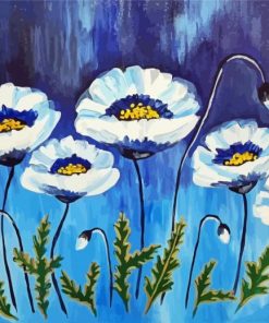 The White Poppies paint by number