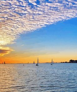 West Kirby Beach View paint by number