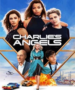 Charlies Angels Poster paint by number