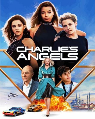 Charlies Angels Poster paint by number