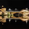 Chinon Bridge At Night paint by number