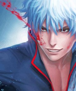 Gintoki Gintama Anime Character Art Paint by number