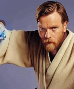 Obiwan Kenobi Paint by number