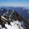 Snowy Zugspitze Mountain paint by number