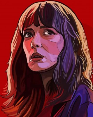 Stranger Things Joyce Byers paint by number