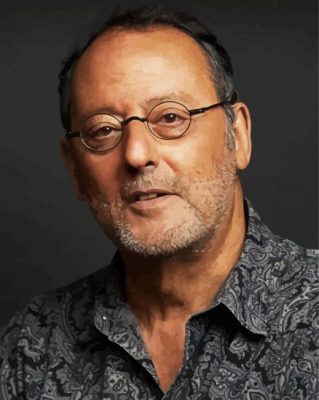 The French Actor Jean Reno paint by number