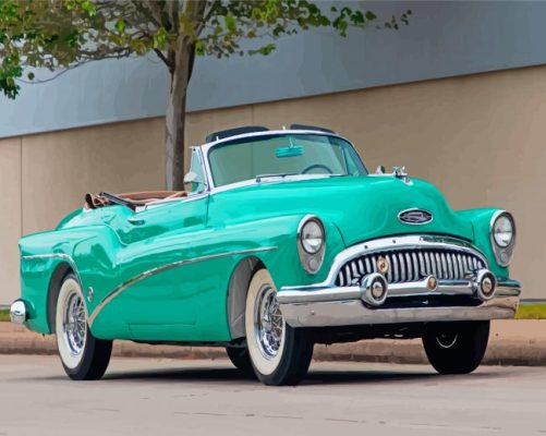 1953 Buick Classic Car paint by number