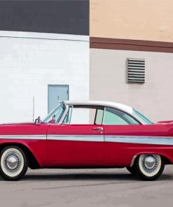 58 Plymouth Fury paint by number