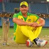 Aaron Finch Australian Cricketer paint by number