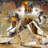 Abstract Marc Andre Fleury Paint by number