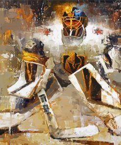 Abstract Marc Andre Fleury Paint by number