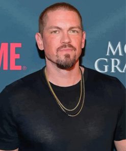 Actor Steve Howey paint by number