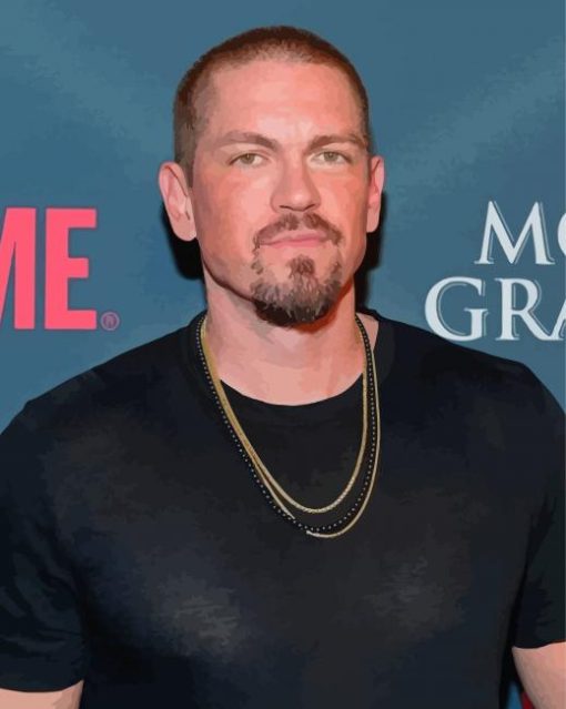 Actor Steve Howey paint by number