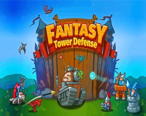 Aesthetic Tower Defense Paint by number