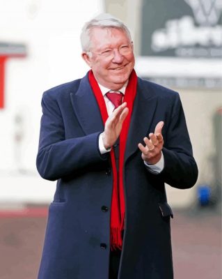 Alex Ferguson paint by number