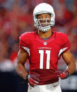 American Footballer Larry Fitzgerald paint by number