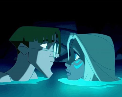 Atlantis Princess Kida And Milo paint by number