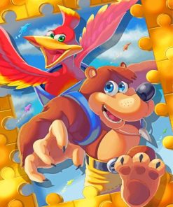 Banjo Kazooie Bird Paint by number