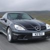 Black Mercedes Slk With Landscape paint by number