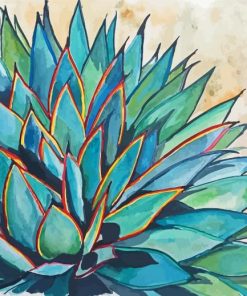 Blue Agave Paint by number