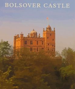 Bolsover Castle Poster paint by number