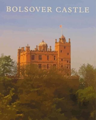 Bolsover Castle Poster paint by number