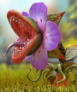 Carnivorous Plant paint by number