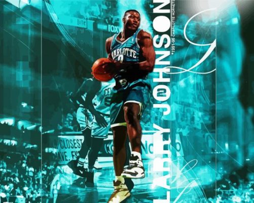 Charlotte Hornets Player Poster Art paint by number