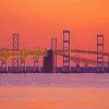 Chesapeake Bay Bridge paint by number