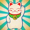 Chinese Lucky Cat paint by number