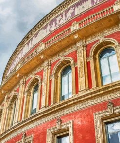 Close Up Royal Albert Hall Building paint by number