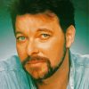 Commander Riker Jonathan Frakes paint by number